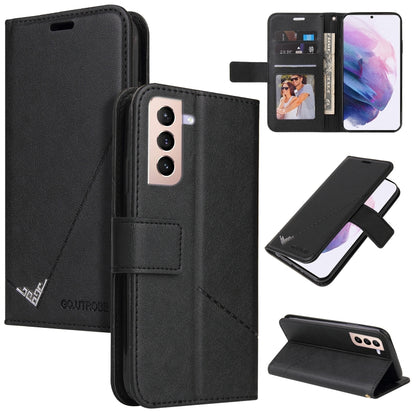 GQUTROBE Right Angle Leather Phone Case, For Samsung Galaxy S21 5G, For Samsung Galaxy S21+ 5G, For Samsung Galaxy S21 Ultra 5G, For Samsung Galaxy S22 5G, For Samsung Galaxy S22+ 5G, For Samsung Galaxy S22 Ultra 5G, For Samsung Galaxy S20             ...