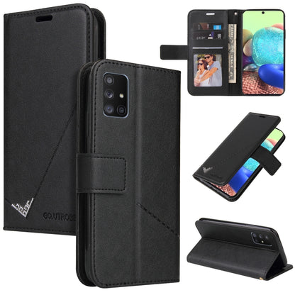 GQUTROBE Right Angle Leather Phone Case, For Samsung Galaxy M31s, For Samsung Galaxy A41, For Samsung Galaxy A31, For Samsung Galaxy A21, For Samsung Galaxy A21s, For Samsung Galaxy Note10 Lite / A81, For Samsung Galaxy A71, For Samsung Galaxy A51