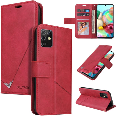 GQUTROBE Right Angle Leather Phone Case, For Samsung Galaxy M31s, For Samsung Galaxy A41, For Samsung Galaxy A31, For Samsung Galaxy A21, For Samsung Galaxy A21s, For Samsung Galaxy Note10 Lite / A81, For Samsung Galaxy A71, For Samsung Galaxy A51