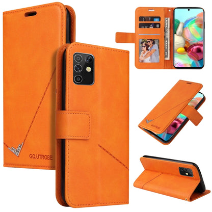 GQUTROBE Right Angle Leather Phone Case, For Samsung Galaxy M31s, For Samsung Galaxy A41, For Samsung Galaxy A31, For Samsung Galaxy A21, For Samsung Galaxy A21s, For Samsung Galaxy Note10 Lite / A81, For Samsung Galaxy A71, For Samsung Galaxy A51
