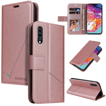 GQUTROBE Right Angle Leather Phone Case, For Samsung Galaxy A70, For Samsung Galaxy A50, For Samsung Galaxy A40, For Samsung Galaxy A20 / 30, For Samsung Galaxy A20e, For Samsung Galaxy A20s, For Samsung Galaxy A10s, For Samsung Galaxy A10 / M10