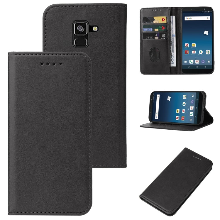 Magnetic Closure Leather Phone Case, For Samsung Galaxy A9 Pro 2019, For Samsung Galaxy A90 / A80, For Samsung Galaxy Feel 2, For Samsung Galaxy Feel 2 / SC-02L JP, For Samsung Galaxy M21 2021, For Samsung Galaxy Xcover 4s, For Samsung Galaxy S9       ...