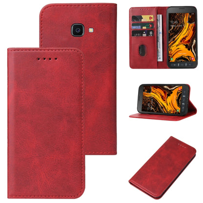 Magnetic Closure Leather Phone Case, For Samsung Galaxy A9 Pro 2019, For Samsung Galaxy A90 / A80, For Samsung Galaxy Feel 2, For Samsung Galaxy Feel 2 / SC-02L JP, For Samsung Galaxy M21 2021, For Samsung Galaxy Xcover 4s, For Samsung Galaxy S9       ...