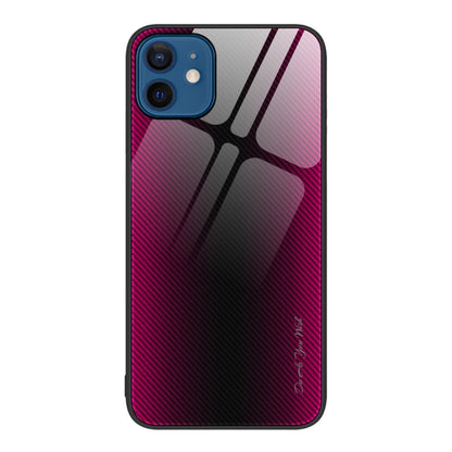 Texture Gradient Glass TPU Phone Case, For iPhone 13, For iPhone 13 Pro, For iPhone 13 Pro Max, For iPhone 12 / 12 Pro, For iPhone 12 Pro Max, For iPhone 11, For iPhone 11 Pro Max, For iPhone XR
