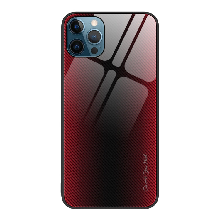 Texture Gradient Glass TPU Phone Case, For iPhone 13, For iPhone 13 Pro, For iPhone 13 Pro Max, For iPhone 12 / 12 Pro, For iPhone 12 Pro Max, For iPhone 11, For iPhone 11 Pro Max, For iPhone XR