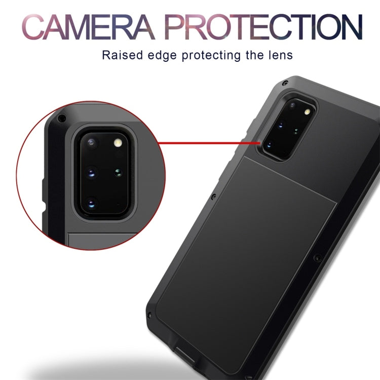 Shockproof Waterproof Silicone + Zinc Alloy Protective Case, For Galaxy S20, For Galaxy S20+, For Galaxy S20 Ultra
