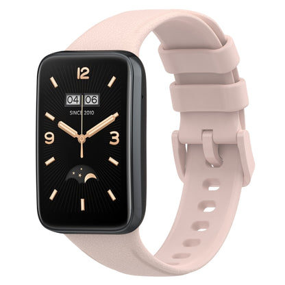 Litchi Texture Leather Watch Band, For Xiaomi Mi Band 7 Pro