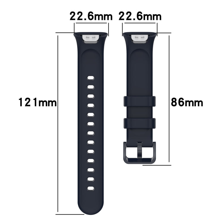 Litchi Texture Leather Watch Band, For Xiaomi Mi Band 7 Pro