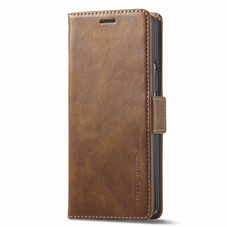 LC.IMEEKE RFID Anti-theft Leather Phone Case, For Samsung Galaxy Z Fold4 5G, For Samsung Galaxy Z Fold3 5G, For Samsung Galaxy Z Flip4 5G, For Samsung Galaxy Z Flip3 5G