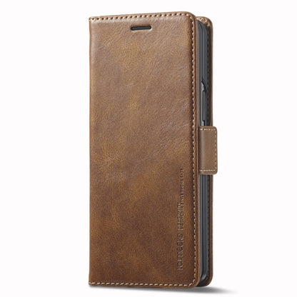 LC.IMEEKE RFID Anti-theft Leather Phone Case, For Samsung Galaxy Z Fold4 5G, For Samsung Galaxy Z Fold3 5G, For Samsung Galaxy Z Flip4 5G, For Samsung Galaxy Z Flip3 5G