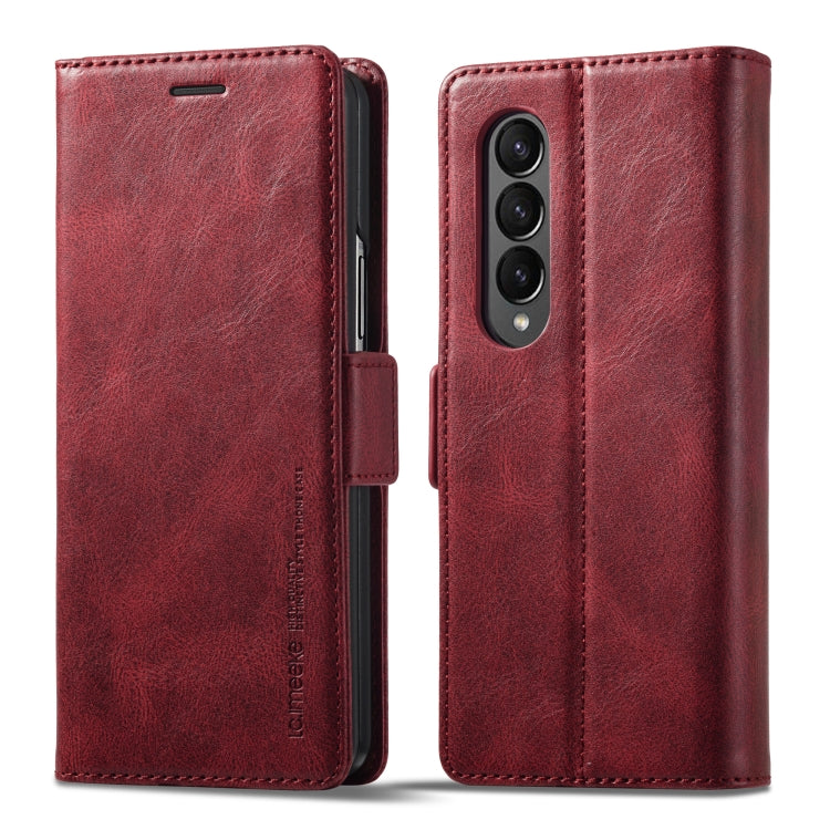 LC.IMEEKE RFID Anti-theft Leather Phone Case, For Samsung Galaxy Z Fold4 5G, For Samsung Galaxy Z Fold3 5G, For Samsung Galaxy Z Flip4 5G, For Samsung Galaxy Z Flip3 5G