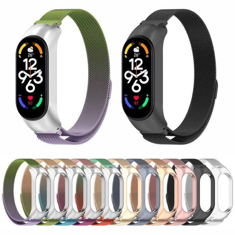 Milan Metal Stainless Steel Watch Band, For Xiaomi Mi Band 7 / 7NFC