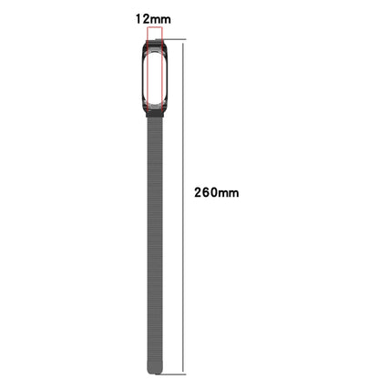 Milan Metal Stainless Steel Watch Band, For Xiaomi Mi Band 7 / 7NFC
