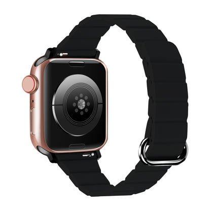 Reverse Buckle Magnetic Watch Band, For Apple Watch Series 8&7 45mm / SE 2&6&SE&5&4 44mm, For Apple Watch Series 8&7 41mm / SE 2&6&SE&5&4 40mm
