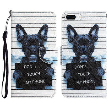 Colored Drawing Leather Phone Case, For iPhone 7 Plus / 8 Plus