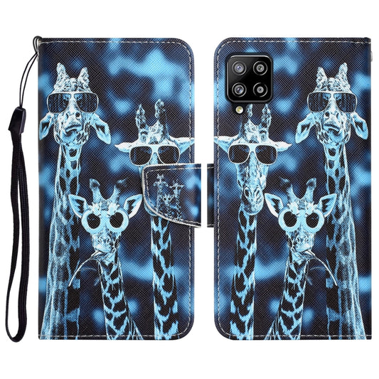 Colored Drawing Leather Phone Case, For Samsung Galaxy A42, For Samsung Galaxy A50, For Samsung Galaxy A51