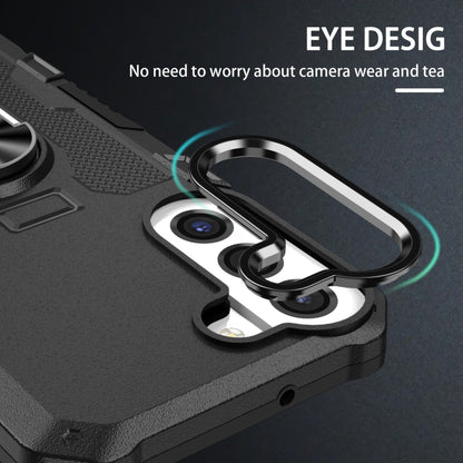 Ring Holder Armor Hybrid Phone Case, For Samsung Galaxy S22 5G, For Samsung Galaxy S22+ 5G, For Samsung Galaxy S22 Ultra 5G, For Samsung Galaxy S21 5G, For Samsung Galaxy S21+ 5G, For Samsung Galaxy S21 Ultra 5G