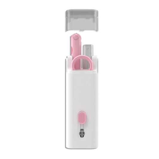 Q6E 7 in 1 Bluetooth Headphone Computer Keyboard Cleaning Tools Set, Q6E Pink, Q6E Blue