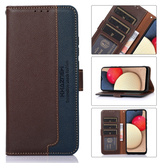 KHAZNEH Litchi Texture Leather RFID Phone Case, For Nokia G400, For Sony Xperia 5 IV, For Samsung Galaxy A04 4G