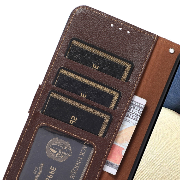 KHAZNEH Litchi Texture Leather RFID Phone Case, For Nokia G400, For Sony Xperia 5 IV, For Samsung Galaxy A04 4G