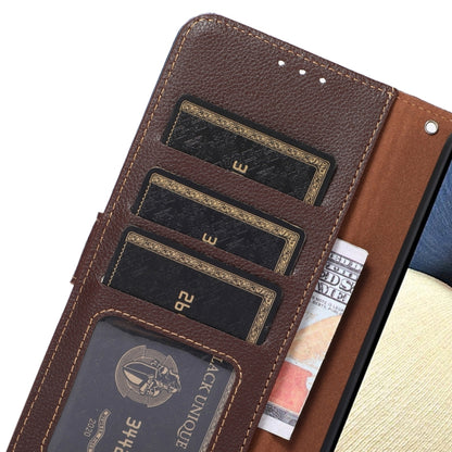 KHAZNEH Litchi Texture Leather RFID Phone Case, For Nokia G400, For Sony Xperia 5 IV, For Samsung Galaxy A04 4G