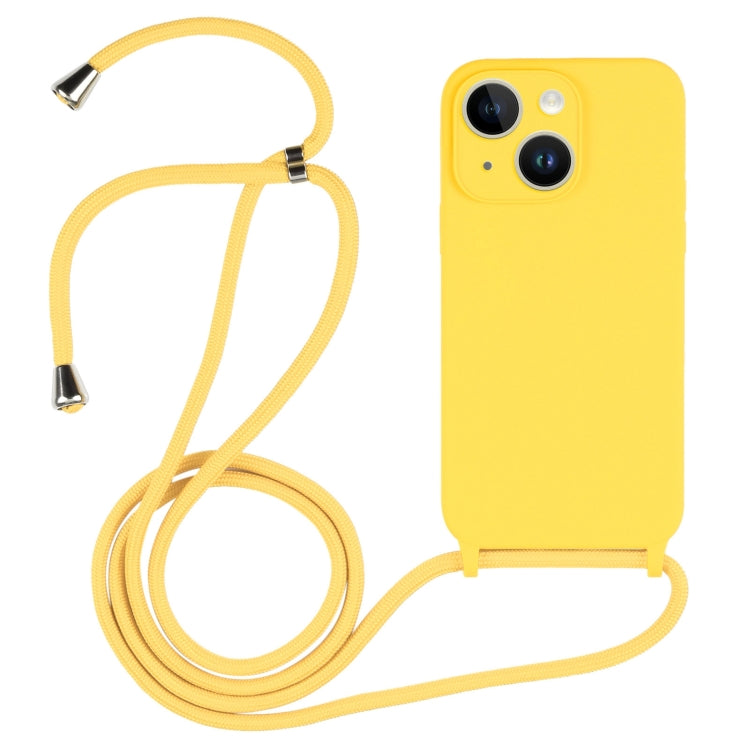 Crossbody Lanyard Liquid Silicone Case, For iPhone 14, For iPhone 14 Plus, For iPhone 14 Pro