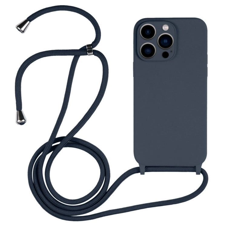 Crossbody Lanyard Liquid Silicone Case, For iPhone 13 Pro Max, For iPhone 12, For iPhone 12 Pro