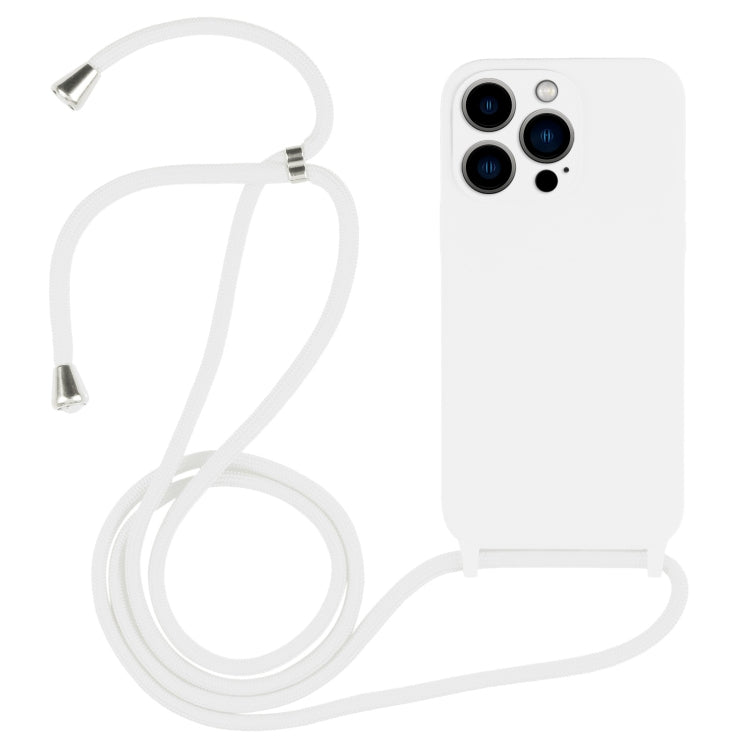Crossbody Lanyard Liquid Silicone Case, For iPhone 13 Pro Max, For iPhone 12, For iPhone 12 Pro