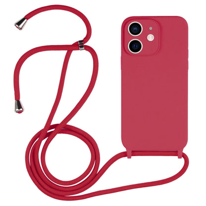 Crossbody Lanyard Liquid Silicone Case, For iPhone 13 Pro Max, For iPhone 12, For iPhone 12 Pro