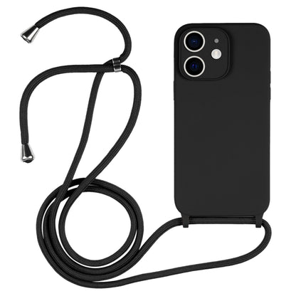 Crossbody Lanyard Liquid Silicone Case, For iPhone 13 Pro Max, For iPhone 12, For iPhone 12 Pro