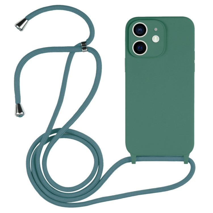 Crossbody Lanyard Liquid Silicone Case, For iPhone 13 Pro Max, For iPhone 12, For iPhone 12 Pro