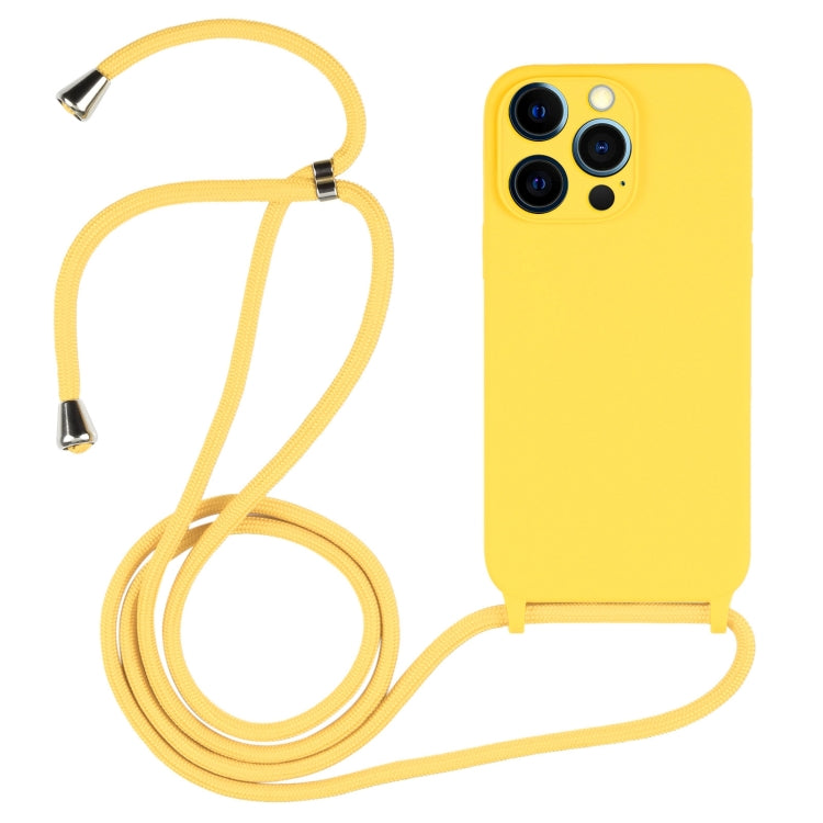 Crossbody Lanyard Liquid Silicone Case, For iPhone 13 Pro Max, For iPhone 12, For iPhone 12 Pro