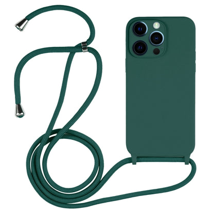 Crossbody Lanyard Liquid Silicone Case, For iPhone 13 Pro Max, For iPhone 12, For iPhone 12 Pro