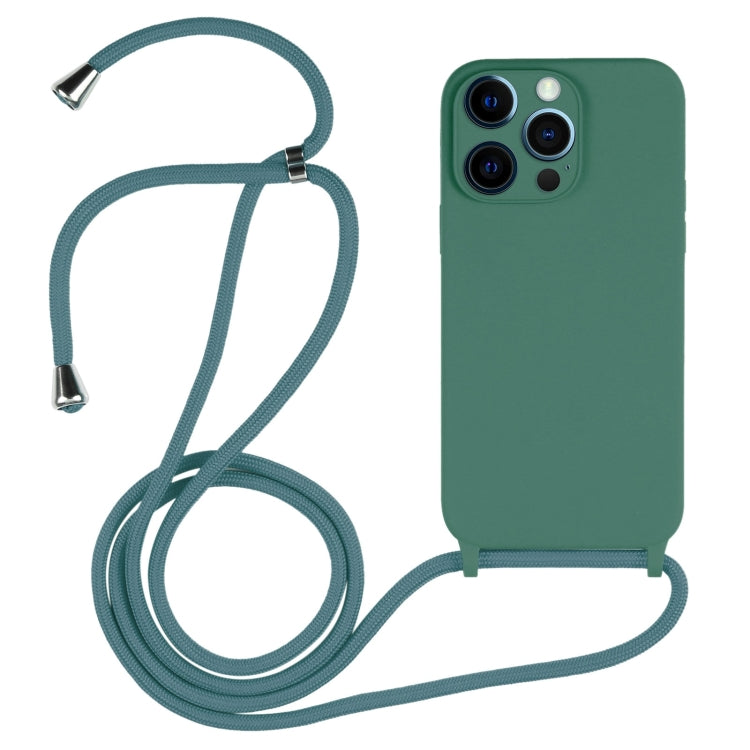 Crossbody Lanyard Liquid Silicone Case, For iPhone 13 Pro Max, For iPhone 12, For iPhone 12 Pro