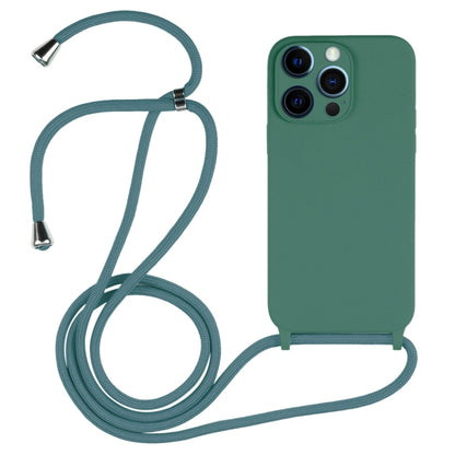 Crossbody Lanyard Liquid Silicone Case, For iPhone 13 Pro Max, For iPhone 12, For iPhone 12 Pro