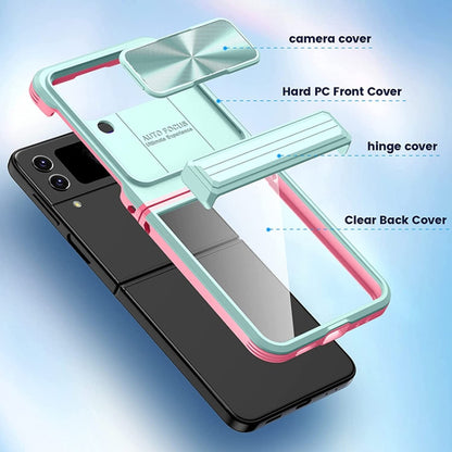 360 Full Body Sliding Camshield Phone Case, For Samsung Galaxy Z Fold4, For Samsung Galaxy Z Flip4