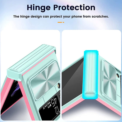 360 Full Body Sliding Camshield Phone Case, For Samsung Galaxy Z Fold4, For Samsung Galaxy Z Flip4