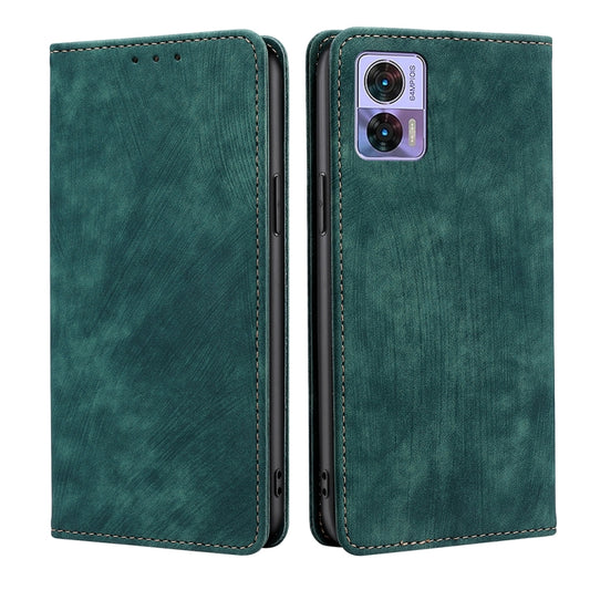RFID Anti-theft Brush Magnetic Leather Phone Case, For Motorola Edge 30 Neo, For Motorola Edge 2022, For Motorola Edge S30 Pro 5G/Edge 30 Fusion, For Motorola Moto X30 Pro 5G / Edge 30 Ultra, For Sony Xperia 5 IV, For Huawei Mate 50