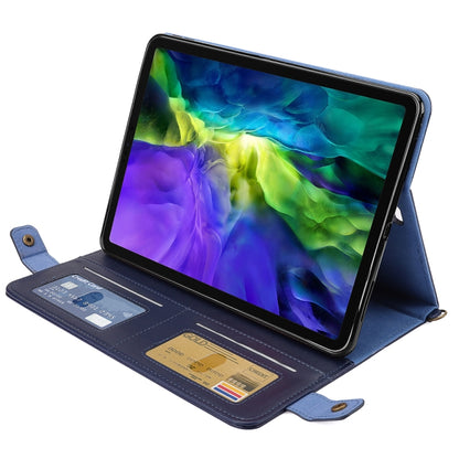Envelope Horizontal Flip PU Leather Case with Card Slots & Pen Slots & Holder & Wallet & Photo Frame & Shoulder Strap, For iPad Pro 11 2021 / 2020, For iPad Pro 12.9 2021 / 2020