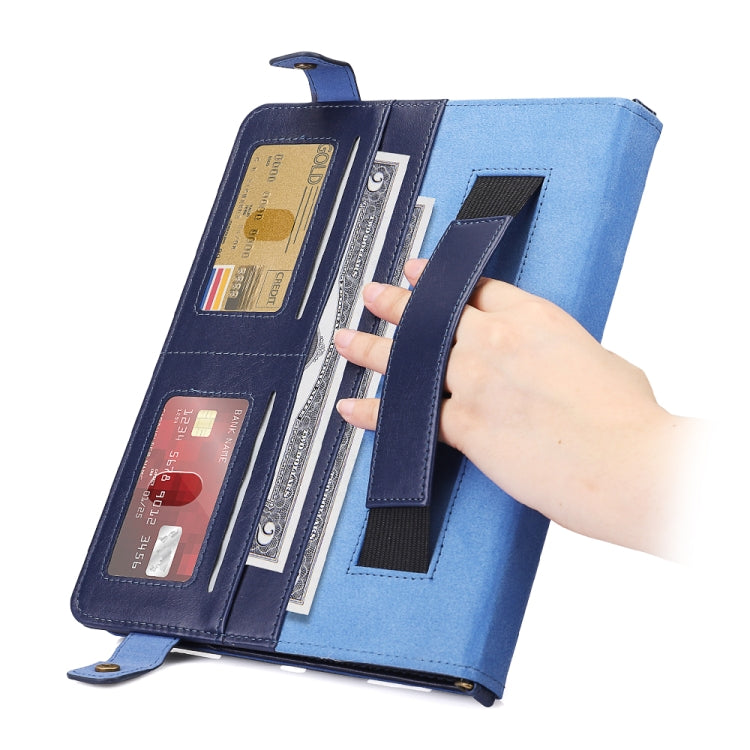 Envelope Horizontal Flip PU Leather Case with Card Slots & Pen Slots & Holder & Wallet & Photo Frame & Shoulder Strap, For iPad Pro 11 2021 / 2020, For iPad Pro 12.9 2021 / 2020
