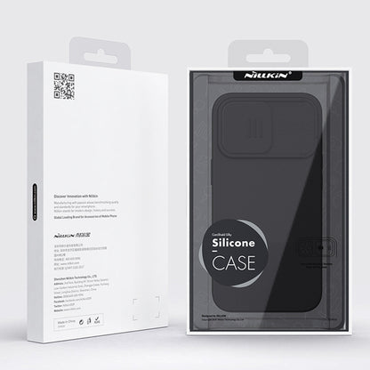 NILLKIN CamShield Liquid Silicone Phone Case, For iPhone 14, For iPhone 14 Pro, For iPhone 14 Plus, For iPhone 14 Pro Max