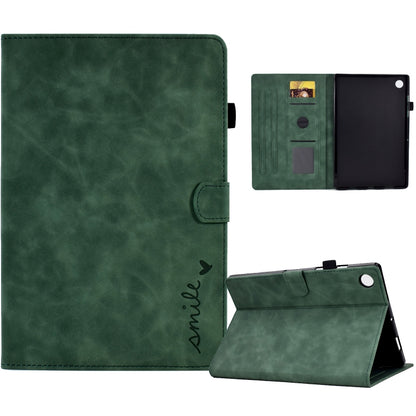 Embossed Smile Flip Tablet Leather Case, For Samsung Galaxy Tab A8 10.5 2021, For Samsung Galaxy Tab A7 Lite T220, For Samsung Galaxy Tab A 8.0 2019 T290, For Samsung Galaxy Tab A7 10.4 2020 T500, For Samsung Galaxy Tab A 10.1 2019 T510                ...
