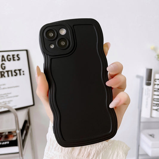 Wave Edge Silicone Phone Case, For iPhone 14, For iPhone 14 Plus, For iPhone 14 Pro, For iPhone 14 Pro Max, For iPhone 13, For iPhone 13 Pro, For iPhone 13 Pro Max, For iPhone 12, For iPhone 12 Pro