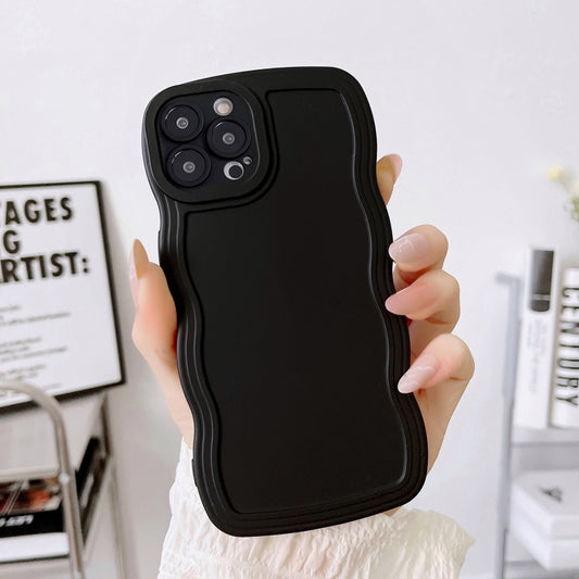 Wave Edge Silicone Phone Case, For iPhone 12 Pro Max, For iPhone 11, For iPhone 11 Pro, For iPhone 11 Pro Max, For iPhone 13 mini