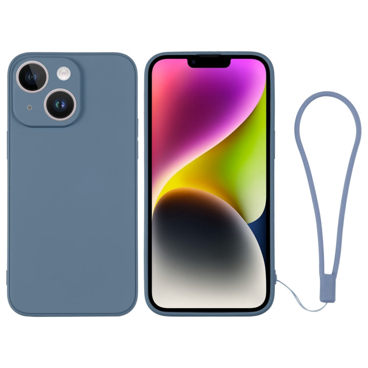 Silicone Phone Case with Wrist Strap, For iPhone 14, For iPhone 14 Plus, For iPhone 14 Pro, For iPhone 14 Pro Max