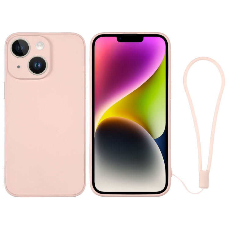 Silicone Phone Case with Wrist Strap, For iPhone 14, For iPhone 14 Plus, For iPhone 14 Pro, For iPhone 14 Pro Max