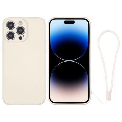 Silicone Phone Case with Wrist Strap, For iPhone 14, For iPhone 14 Plus, For iPhone 14 Pro, For iPhone 14 Pro Max