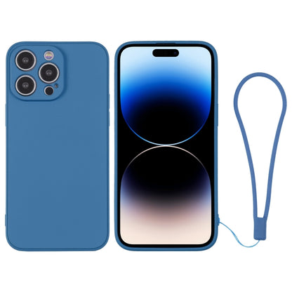 Silicone Phone Case with Wrist Strap, For iPhone 14, For iPhone 14 Plus, For iPhone 14 Pro, For iPhone 14 Pro Max