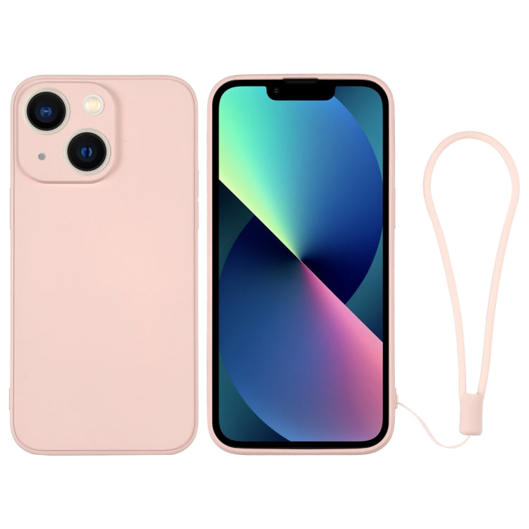 Silicone Phone Case with Wrist Strap, For iPhone 13 mini, For iPhone 13, For iPhone 13 Pro, For iPhone 13 Pro Max