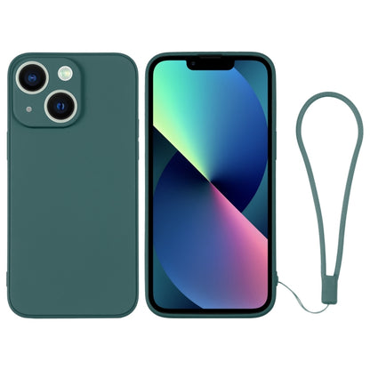 Silicone Phone Case with Wrist Strap, For iPhone 13 mini, For iPhone 13, For iPhone 13 Pro, For iPhone 13 Pro Max